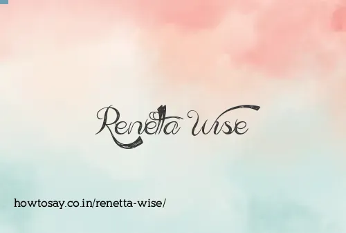 Renetta Wise
