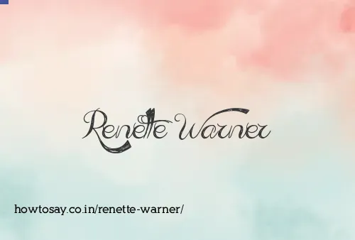Renette Warner