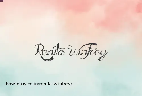 Renita Winfrey