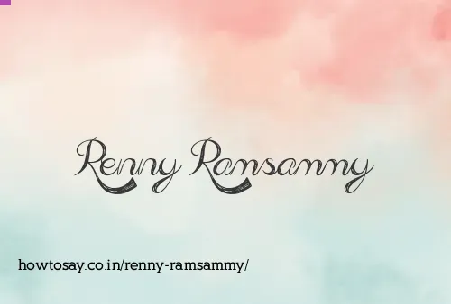 Renny Ramsammy