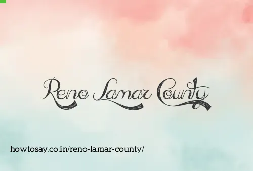 Reno Lamar County
