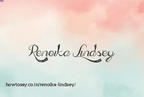 Renoika Lindsey