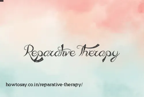 Reparative Therapy