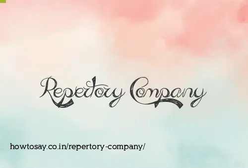 Repertory Company