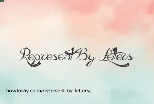 Represent By Letters