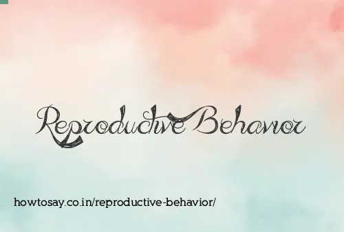 Reproductive Behavior