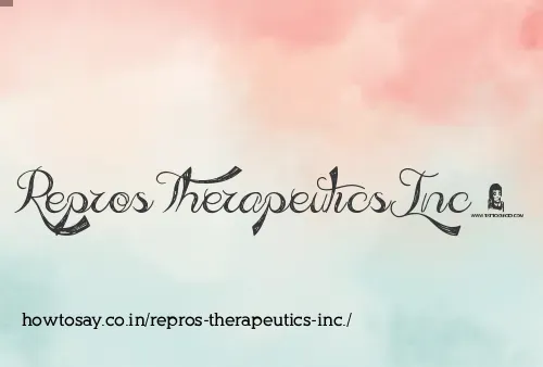 Repros Therapeutics Inc.