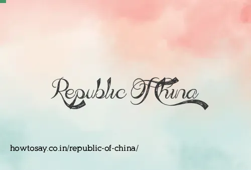 Republic Of China