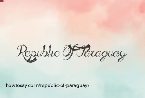 Republic Of Paraguay