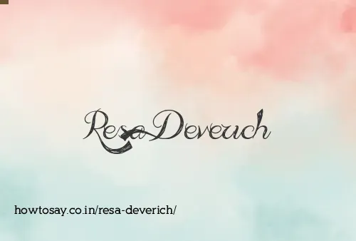 Resa Deverich