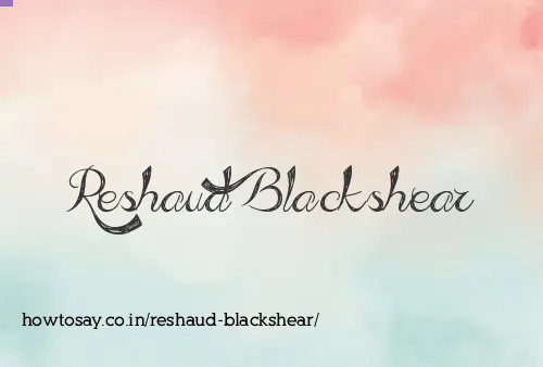Reshaud Blackshear