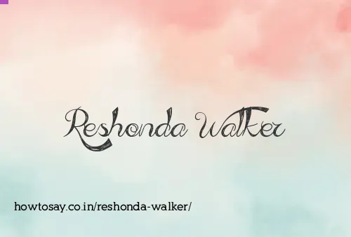 Reshonda Walker