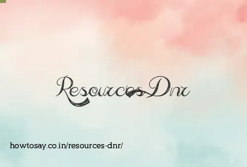 Resources Dnr