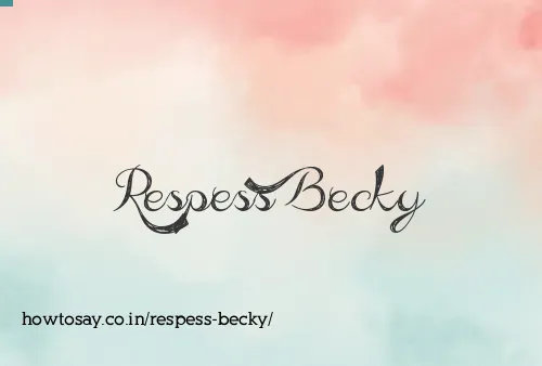Respess Becky