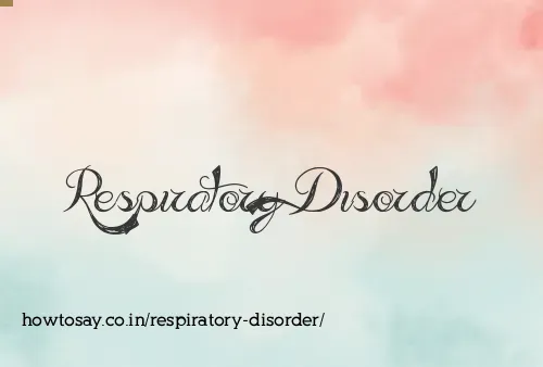 Respiratory Disorder