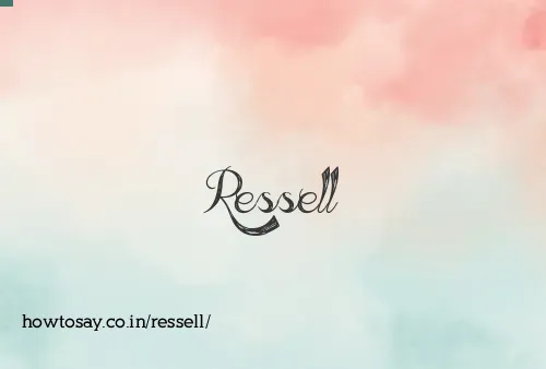 Ressell