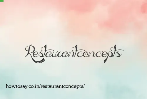 Restaurantconcepts