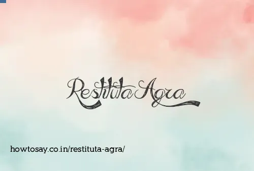 Restituta Agra