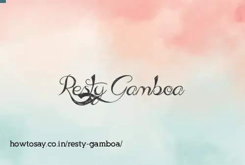 Resty Gamboa