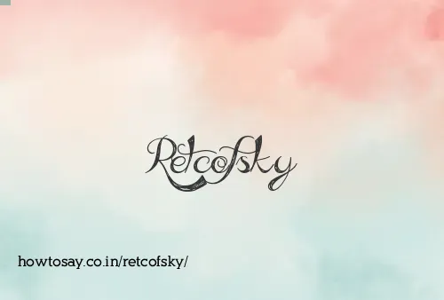 Retcofsky