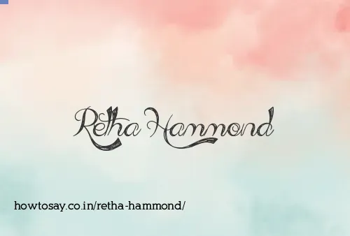 Retha Hammond