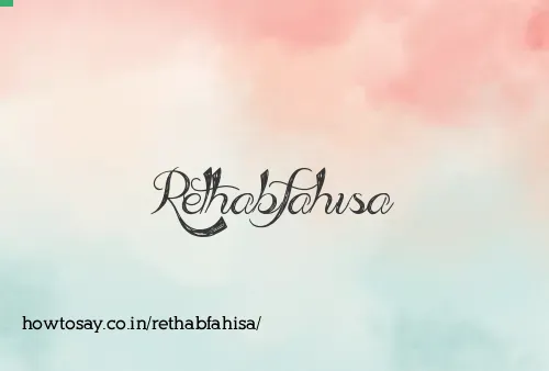 Rethabfahisa