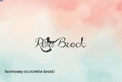 Retta Brock