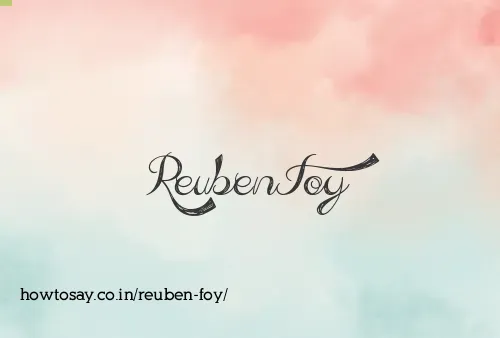 Reuben Foy