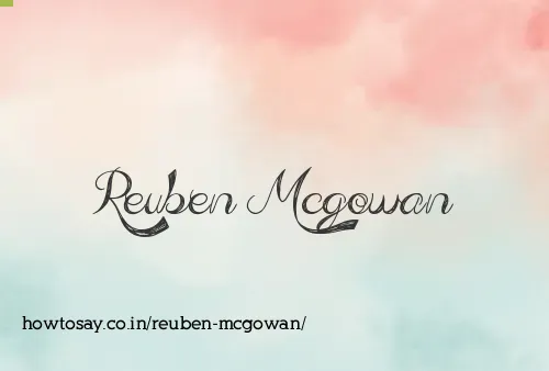 Reuben Mcgowan