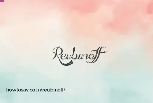Reubinoff