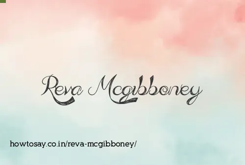 Reva Mcgibboney