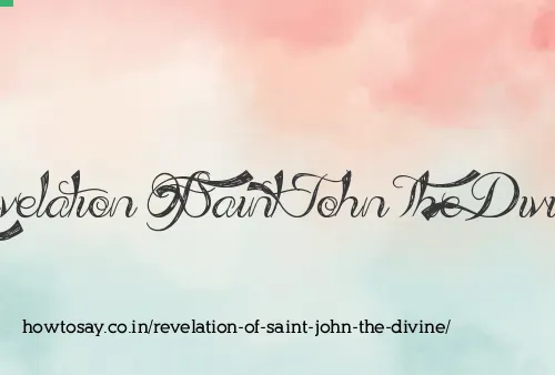 Revelation Of Saint John The Divine