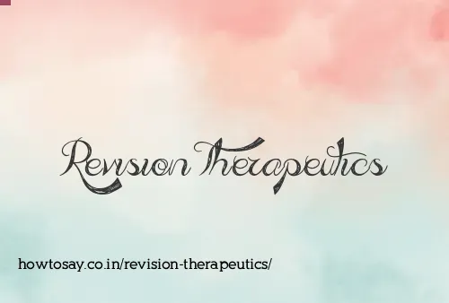 Revision Therapeutics