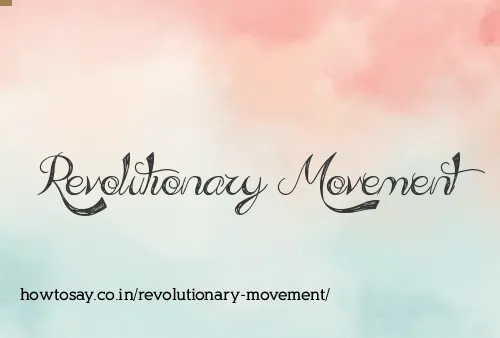 Revolutionary Movement