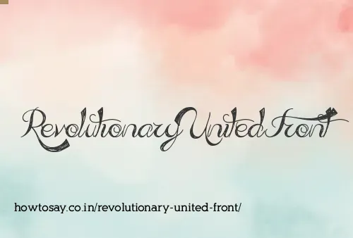 Revolutionary United Front