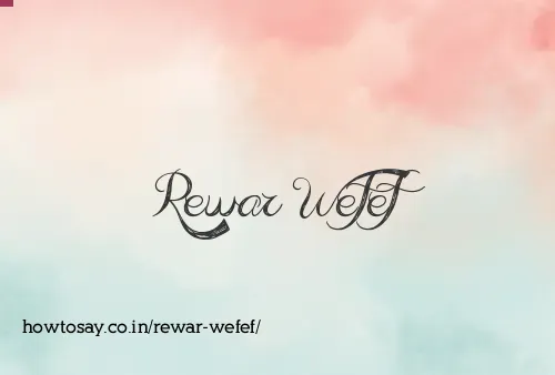 Rewar Wefef