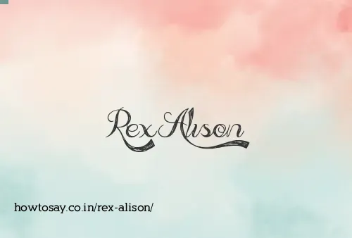 Rex Alison