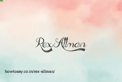 Rex Allman