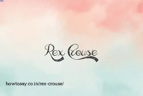 Rex Crouse