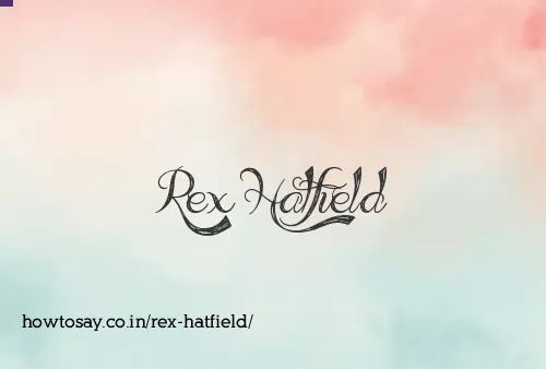 Rex Hatfield