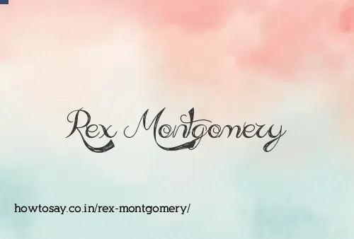 Rex Montgomery
