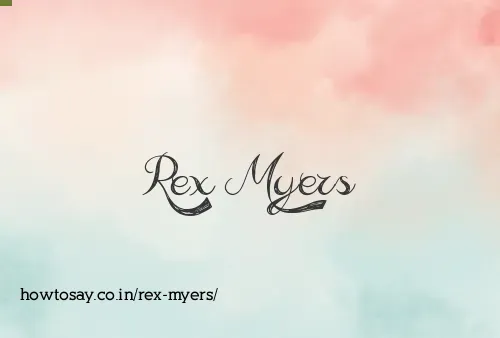 Rex Myers