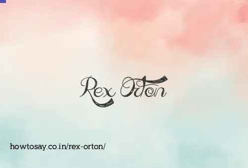 Rex Orton