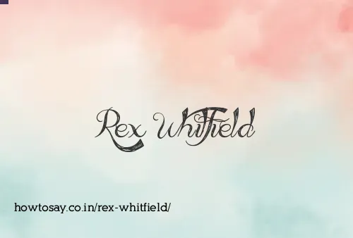 Rex Whitfield