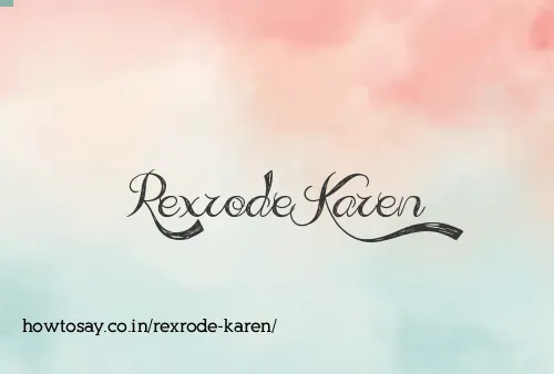 Rexrode Karen