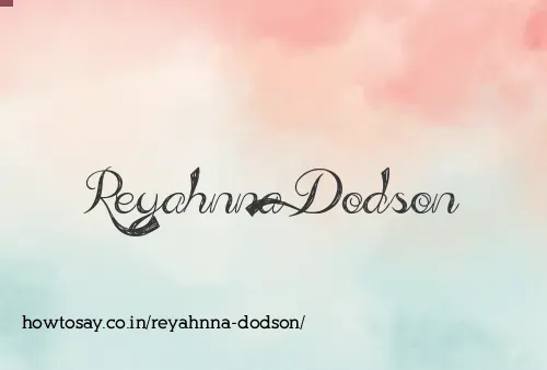 Reyahnna Dodson