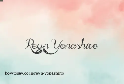 Reyn Yonashiro