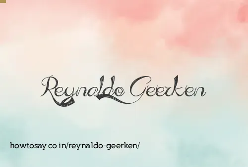 Reynaldo Geerken