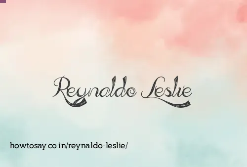 Reynaldo Leslie