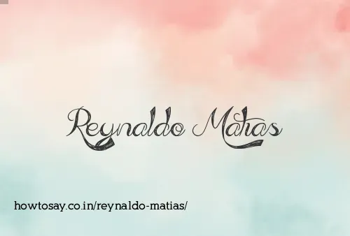 Reynaldo Matias